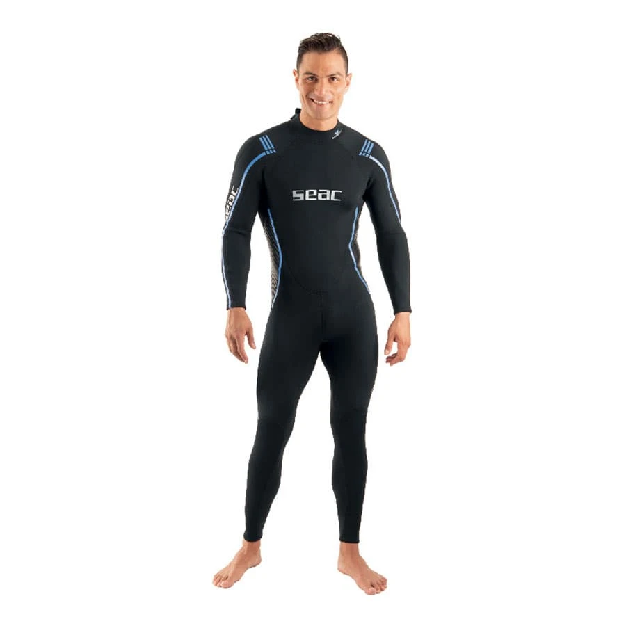 Seac Feel Neoprenanzug 3 Mm Schwarz