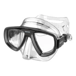 Seac Extreme 50 Tauchermaske Schwarz Mit Transparenten Gläsern