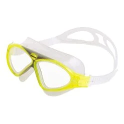 Seac Visión JR Kinder Schwimmbrille Gelb Mit Transparenten Gläsern